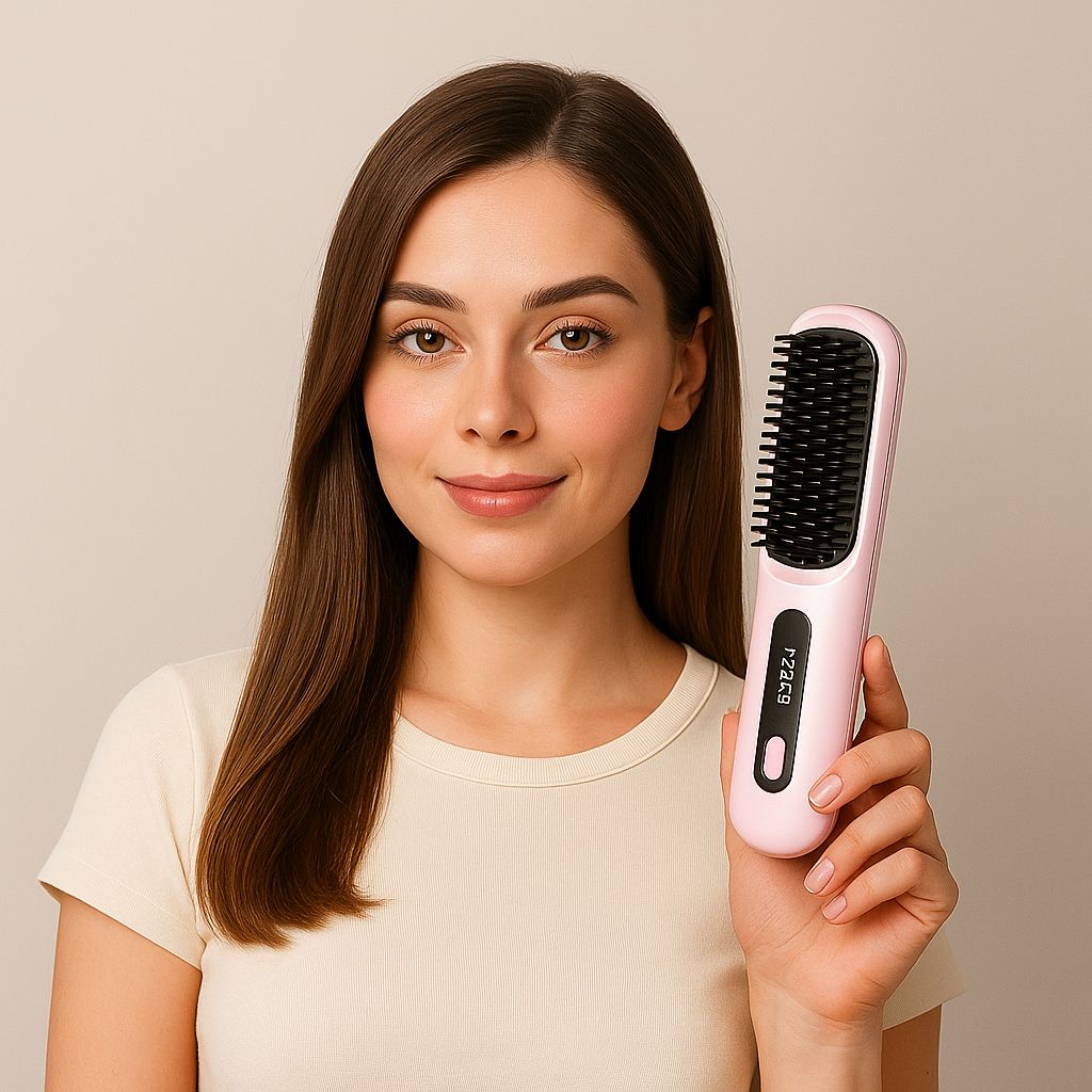 Lustra| heating portable hair comb