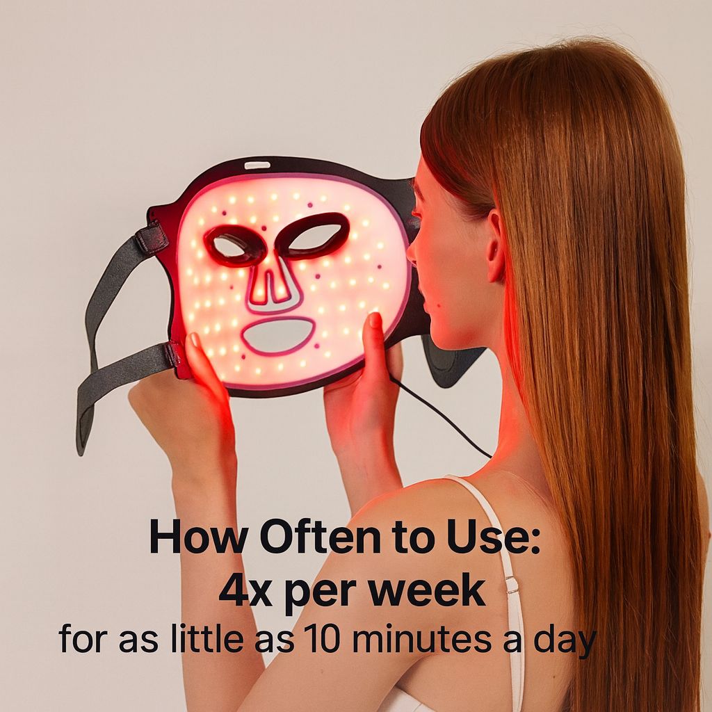 7-in-1 red light therapy face mask